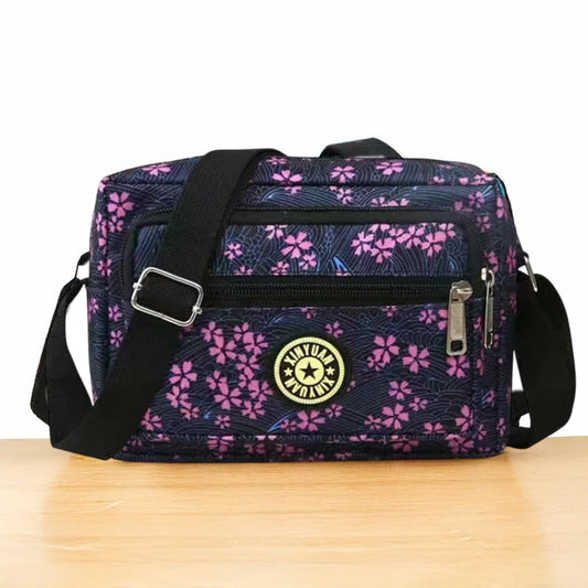 MOMISY Women Mobile Messenger Bag Ladies Nylon Shoulder Cross Body Long Strap Travelling, Work