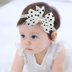 SYGA 3 Pcs Baby Girl Headband Strechable Bow Crown Flower Soft Hairband Suitable For 0-3 Years (Color 11)