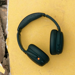 Skullcandy Crusher ANC 2 Over-Ear 4-Mic Active Noise Cancelling Wireless Headphones with 100 dB Sensory Bass, 40mm Drivers, Dual-Device Pairing, 50Hr Battery, Alexa Enabled â€“ Black