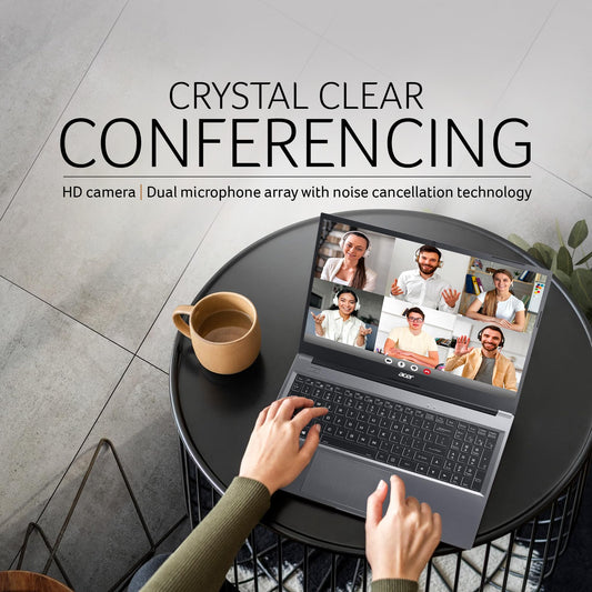 Acer Aspire Lite 12th Gen Intel Core i3-1215U Premium Metal Laptop (16GB RAM/512GB SSD/Windows 11 Home) AL15-52,15.6" Full HD IPS Display, Grey, 1.69 Kg