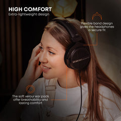 beyerdynamic DT 990 PRO Over Ear Wired Studio Headphones (Black)