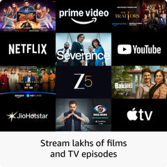 Amazon Fire TV Stick 4K Plus (newest model), Alexa Voice Search, Cinematic 4K streaming with HDR10+, Wi-Fi 6, Dolby Vision/Atmos