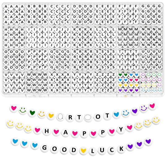 SYGA Beads for Kids Crafts Children's Jewelry Making Kit DIY Bracelets Necklace Hairband and Rings Craft Kits Birthday for 4, 5, 6, 7-Year-Old Little Girls-Multicolor (DIYBeadsSet-33)