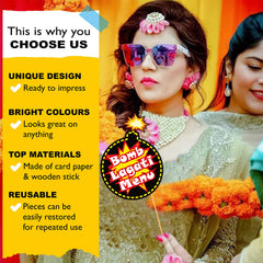 SYGA Set of 12 Funny Wedding Party Photo Booth Props Craft Item