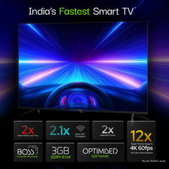 Lumio Vision 9 139cm (55 inches) 4K Ultra HD Smart QD-MiniLED Google TV EPIC1-ADSG