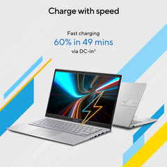 ASUS Vivobook 15,12th Gen,Intel Core i3-1215U (Intel UHD iGPU/8GB RAM/512GB SSD/FHD/14 Inch/60Hz/Chiclet Keyboard/42WHrs/Windows 11/Office 2021/Cool Silver/1.40 kg) X1504ZA-NJ322WS