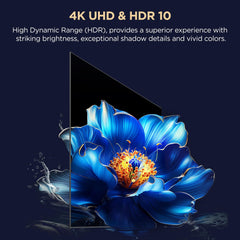 TCL 108 cm (43 inches) Metallic Bezel Less Series 4K Ultra HD Smart LED Google TV 43V6C (Black)