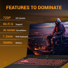 ASUS TUF A16 (2025), AMD Ryzen 7 7445HS, Gaming Laptop (RTX 4050-6GB/140W TGP/32GB RAM/1TB SSD/FHD+/16"/56Whrs/Windows 11/M365 Basic (1Year)*/Office Home 2024/Mecha Gray/2.2Kg) FA607NUG-RL191WS