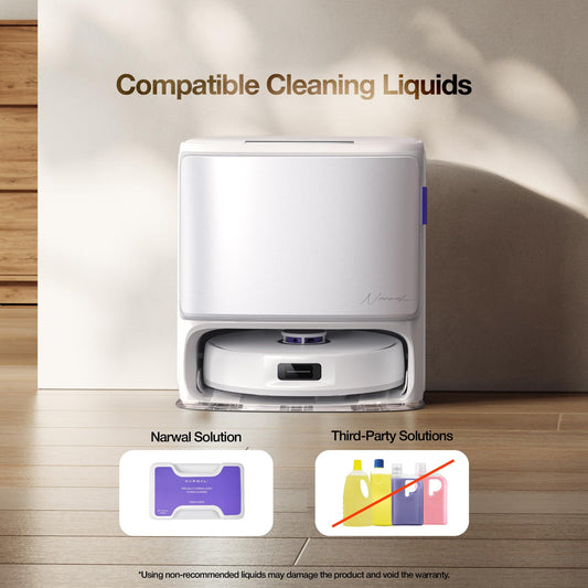 NARWAL Freo Z10 Robot Vacuum & Mop, 120-Day Dust Bin, Tangle-Free Brush, Self-Cleaning, Corner Mop, 15000Pa Suction, Smart Dirt Sensors, Works with Google, Alexa, Siri & App