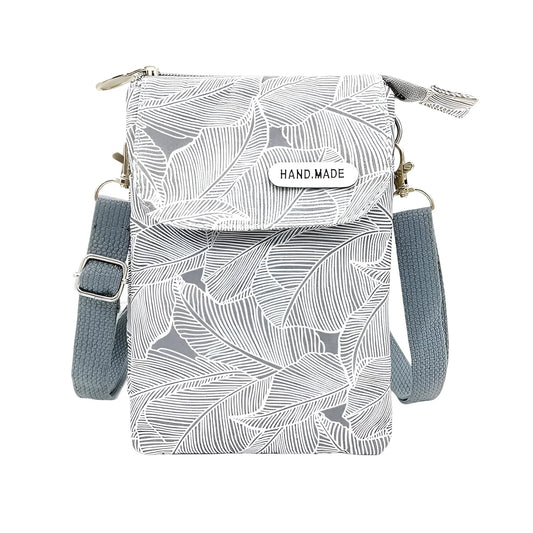 SYGA Women's Canvas Material With Five-Layer Zipper , Sling Bag