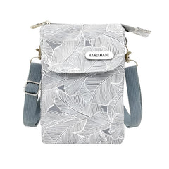 SYGA Women's Canvas Material With Five-Layer Zipper , Sling Bag