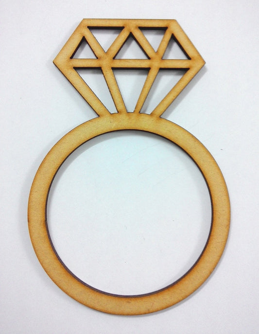 SYGA Ring Scrapbook Decorative Wood Craft Items