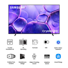 Samsung 189 cm (75 inches) Crystal 4K Ultra HD Smart LED TV UA75UE85AFULXL (Black)
