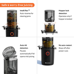 Atomberg Althea Cold Press Juicer | High Nutrition | Easy Assembly & Cleaning | Intelligent Auto Reverse | Advanced Safety Features | Ideal for Fruit, Veggie Juices & Nut Milks