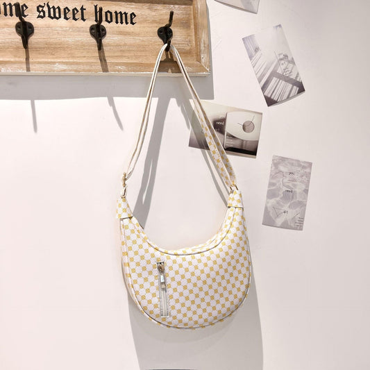 SYGA Sweet And Versatile White Armpit Bag Women's Bag Nice Design Shoulder Bag