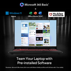 ASUS TUF A16,AMD Ryzen 9 8940HX, Gaming Laptop(RTX 5070-8GB/115W TGP/16GB/1TB /2.5K QHD+/16"/165Hz/90WHrs/Windows 11/M365 Basic (1Year)*/Office Home 2024/Jaeger Gray/2.2 Kg) FA608PP-QT014WS
