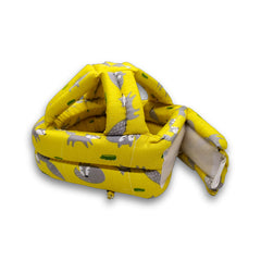 SYGA 1 Piece Infant, Toddler & Baby Child Helmet Head Protector Cushion Bonnet_Fox Yellow