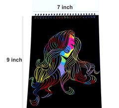 SYGA Colorful Scratch Drawing Papers, 10 Sheets