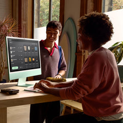 Apple 2024 iMac All-in-One Desktop Computer with M4 chip with 8-core CPU and 8-core GPU: Built for Apple Intelligence, 60.96 cm (24â€³) Retina Display, 16GB Unified Memory, 256GB SSD Storage; Pink