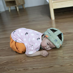 SYGA Baby Helmet Toddler Head Protector Upgrade Infant Safety Helmet Hat Breathable Head Drop Protection for Boys Girls Learn to Walk Crawling Adjustable Headguard Protective Products-Peach Piggy