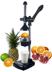 HKUTOTECH Aluminium Hand Press Citrus Fruit Juicer, Cold Press Juicer, Manual Hand Press Juicer and Squeezer for Fruits and Vegetables- Big (Made in India)
