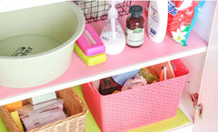 SYGA 2 Piece Useful and Multipurpose Full Length (30 x 150 cm) Pink Anti Slip Grip, Non Slip Liner, Skid Resistant Mat