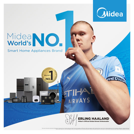 Midea M7 Evo Robotic Vacuum Cleaner | 8000Pa Suction| BLDC Motor | Wet & Dry| 5200 mAH |30 Set of sensors | WiFi & Alexa Control