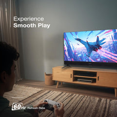 SANSUI 80cm (32) Google TV with QLED Display, HDR10, Dolby Audio, Built-in Soundbar, Filmmaker Mode, 60Hz Refresh Rate JSS32GSQLED (Black)