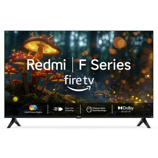 Redmi Xiaomi 80 cm (32 inches) F Series HD Ready Smart LED Fire TV L32MA-FVIN (Black)