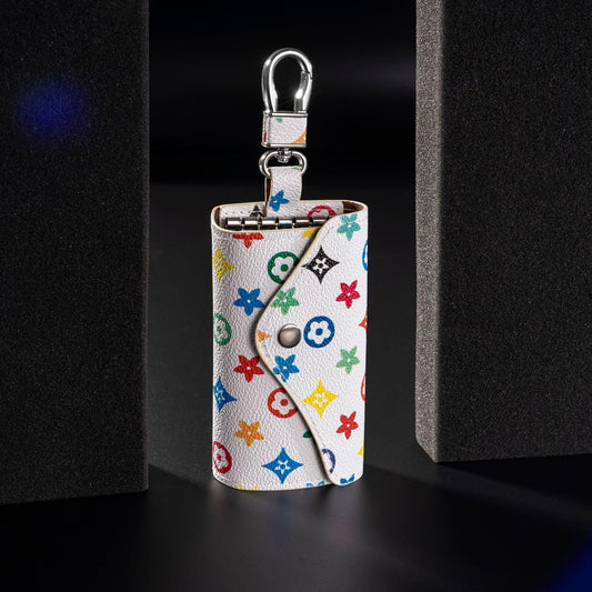 SYGA Car Key Bag Creative Style Car Zipper Fashion Protective Case for Men and Women(VVSTAR-White-Style-7)