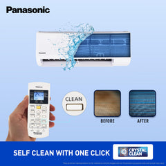 Panasonic 1.0 Ton 3 Star Inverter Split AC (Powerful Mode, Copper Condenser, 7in1 Convertible, 2-Way, PM 0.1 Filter, CS/CU-SU12AKY3T, White)