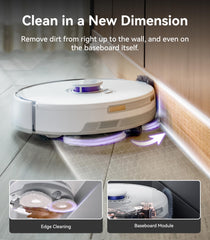 NARWAL Freo Z Ultra Robot Vacuum & Mop, 12000Pa Suction, Dual RGB Cameras, AI Avoidance, Adaptive Hot-Water Self Wash, Self-Emptying, Pet Hair, Quiet, Google Home, Alexa, Siri Compatible