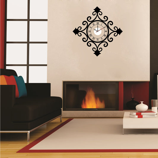 SYGA Royal Wall Stickers Clock_04