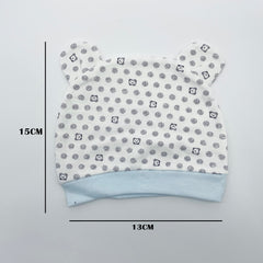 SYGA Newborn Baby Hat Cotton Beanie Hat Elastic Cap for Toddler Print Infant Hat Newborn Caps 15 * 13 cm