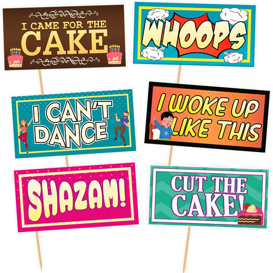 SYGA Set of 27 Birthday Party Props, Pre Wedding Party Props, Wedding Party Props, Baby Shower Party Props, Suitable Props for All Party Theme Photo Booth Props