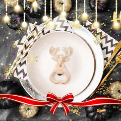 SYGA Bottle Opener, Deer Head Pattern Beer Soda Bottle Opener for Gift Or Party Favor in Decorative Gift Box, Soda Opener is Ideal at Barbecue Bar Pub Party Decoration Thanks Giving Wedding Christmas