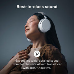 Sennheiser Momentum 4 Wireless Over Ear Headphones, German Design, ANC, 60h Battery, Customizable Sound, 4 Digital Mics for Crystal-Clear Calls, Multipoint Connectivity, 2 Yr Warranty, Black-Copper