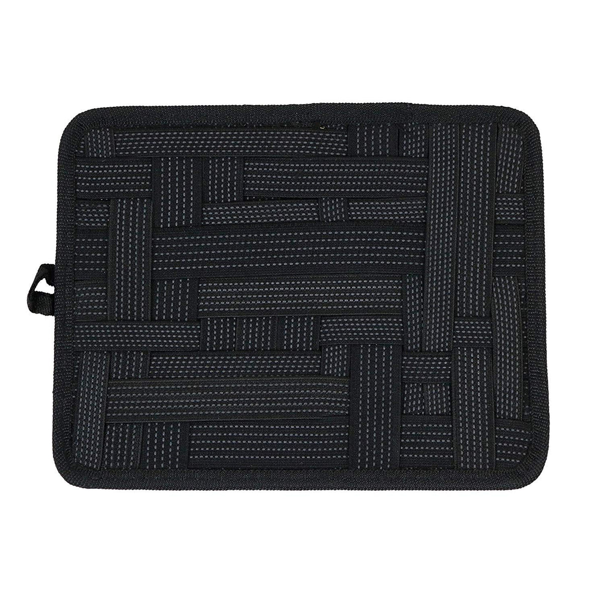 SYGA Cable Organizer Board, Criss-Crossing Grid Travel Gadgets Management Case for Hard Drive/Power Bank/Charging Cords