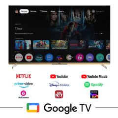 Vu 164cm (65 inches) Masterpiece Frame Series 4K QLED TV 65MASTERPIECE (Armani Gold)