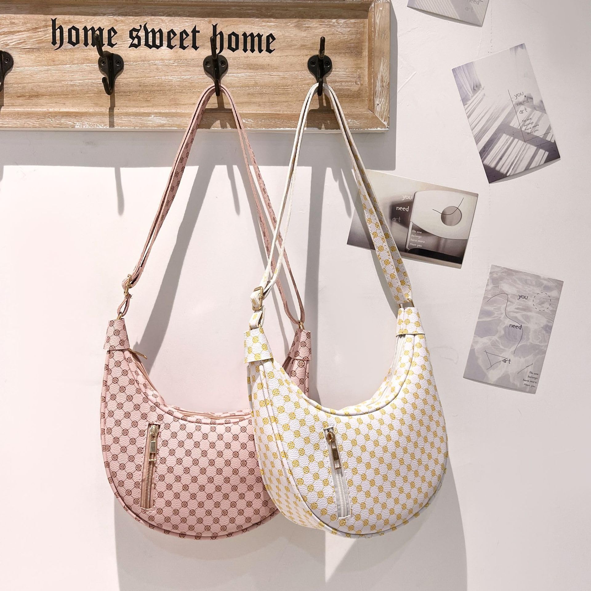 SYGA Sweet And Versatile White Armpit Bag Women's Bag Nice Design Shoulder Bag