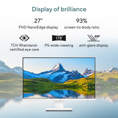 ASUS AiO V470,13th Gen Intel Core i3-1315U, 27" FHD,100Hz,All-in-One PC(16GB RAM/512GB SSD/Windows 11/Office 24/Retractable Camera/Wireless Keyboard & Mouse/M365 Basic (1Year)*) V470VAB-KWPE002WS