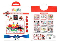 Syga Valentine's Party Photo, Booth Props and Engaged Party Banner - Set of 13