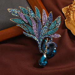 SYGA Brooch Pin Fashion Crystal Rhinestone Jewellery Pin Vintage Clothing Accessories Decoration Colorful Diamond Brooches For Men's & Women- S228
