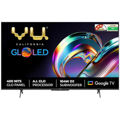 Vu 139 cm (55 inches) The GloLED Series 4K Smart LED Google TV 55GloLED (Grey)