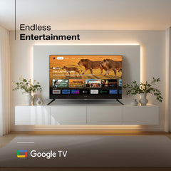 SANSUI 80cm (32) Google TV with QLED Display, HDR10, Dolby Audio, Built-in Soundbar, Filmmaker Mode, 60Hz Refresh Rate JSS32GSQLED (Black)