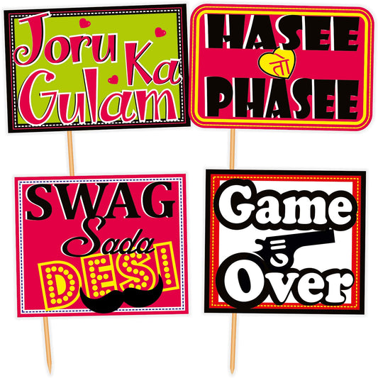 SYGA Set of 12 Funny Wedding Party Photo Booth Props Craft Item