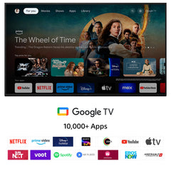 Sony BRAVIA 3 Series 139 cm (55 inches) 4K Ultra HD AI Smart LED Google TV K-55S30B (Black)