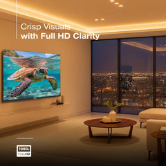 SANSUI 109cm (43) Full HD Collita Smart TV with IPS Panel, Dolby Audio, Surround Sound, 60Hz Refresh Rate, Coolink JSW43CSFHD (Black)