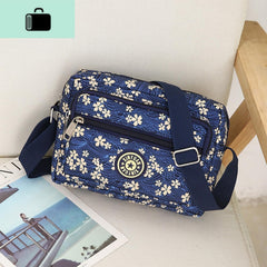 MOMISY Women Mobile Messenger Bag Ladies Casual Tote Nylon Shoulder Bags Outdoor Fashion Small Cross Body Long Strap Portable Purse for School, College, Outing, Climbing, Cycling, Travelling, Work