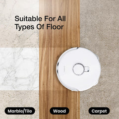 NARWAL Freo X Ultra Robot Vacuum & Mop Combo, 8200Pa Suction, Auto Mop Drying/Washing, Zero-Tangling, DirtSense™, Maintenance-Free Base, 3D Mapping, Google Home, Alexa, Siri Compatible